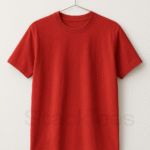 Basic Red Tee Half Sleeve T-Shirt