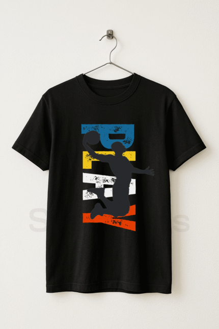 Play - Graphic Black Tee Half Sleeve T-Shirt