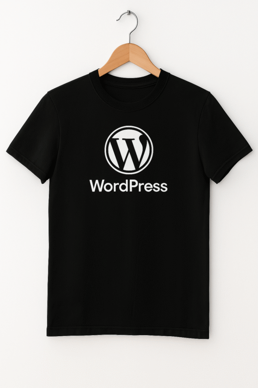 WordPress - Programming Black Tee StackTees