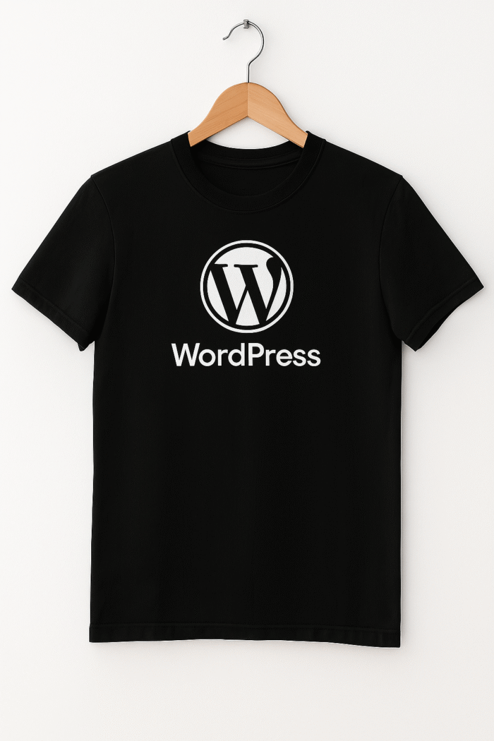 WordPress - Programming Black Tee StackTees
