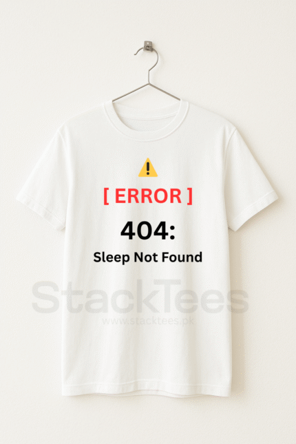 Error 404 - Programmer white Tee Half Sleeve T-Shirt