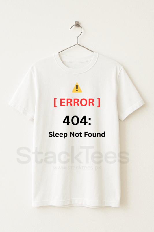 Error 404 - Programmer white Tee Half Sleeve T-Shirt