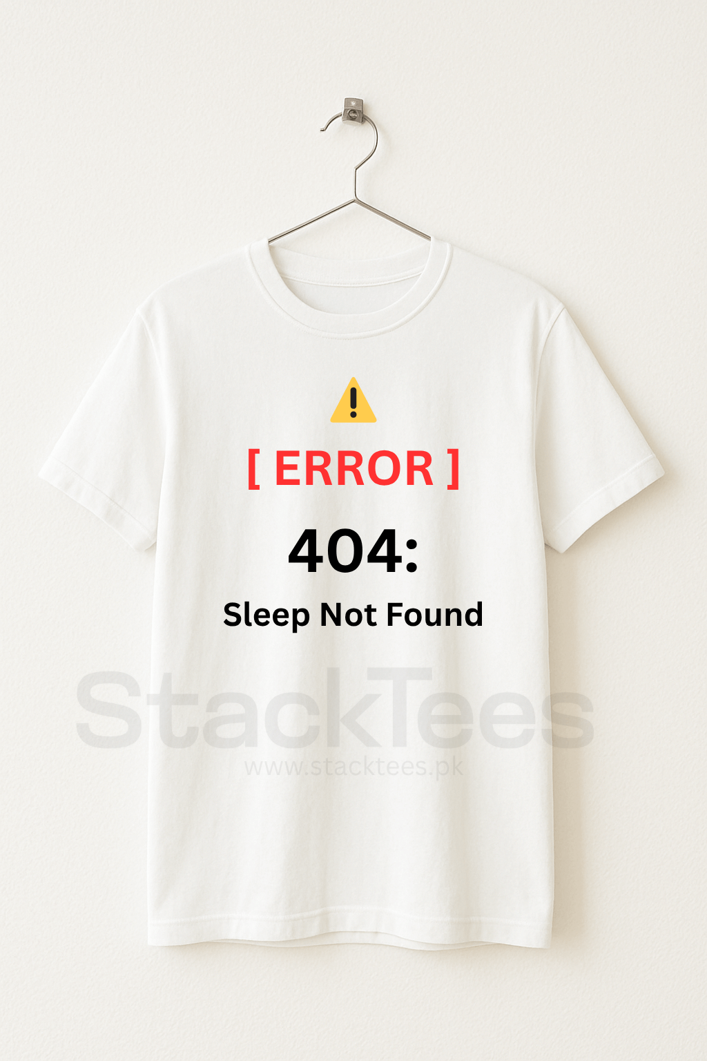 Error 404 - Programmer white Tee Half Sleeve T-Shirt