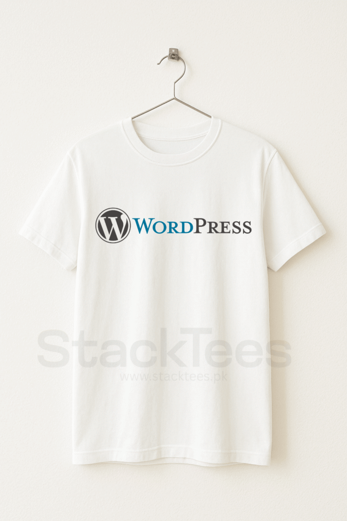 WordPress Programming Tee - Half Sleeve T-Shirt Pakistan