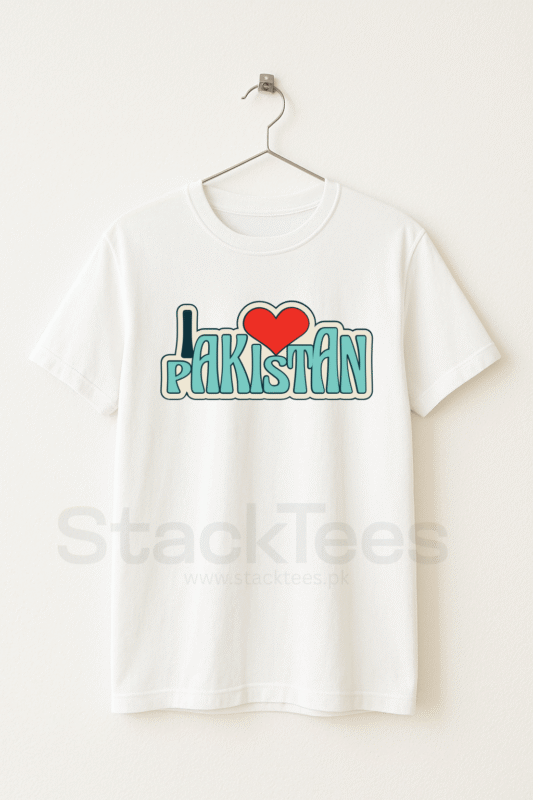 I Love Pakistan Independence Day T-Shirt