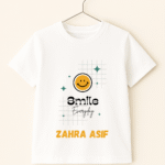 Smile Everyday Kids Name T-Shirt