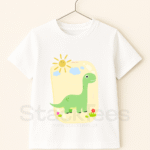 Giraffe - Kids White T-Shirt