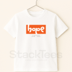 Customize Hope Kids T-Shirts White