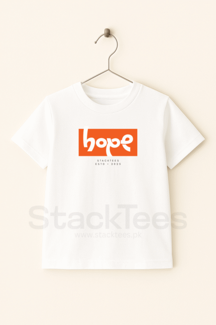 Customize Hope Kids T-Shirts White