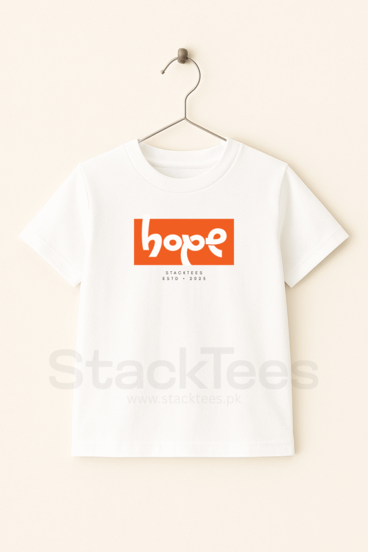 Customize Hope Kids T-Shirts White