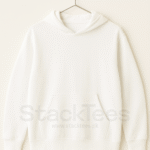 Men White Hoodie StackTees