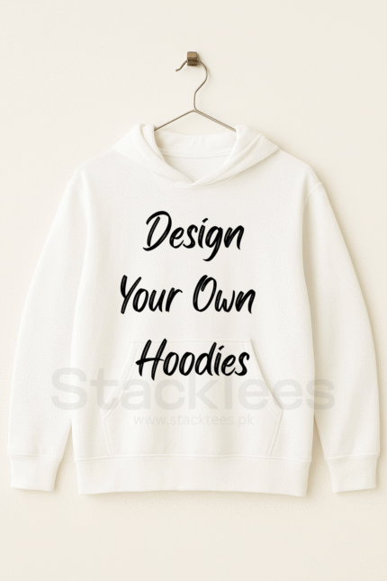 Customized Men White Hoodie Pakistan