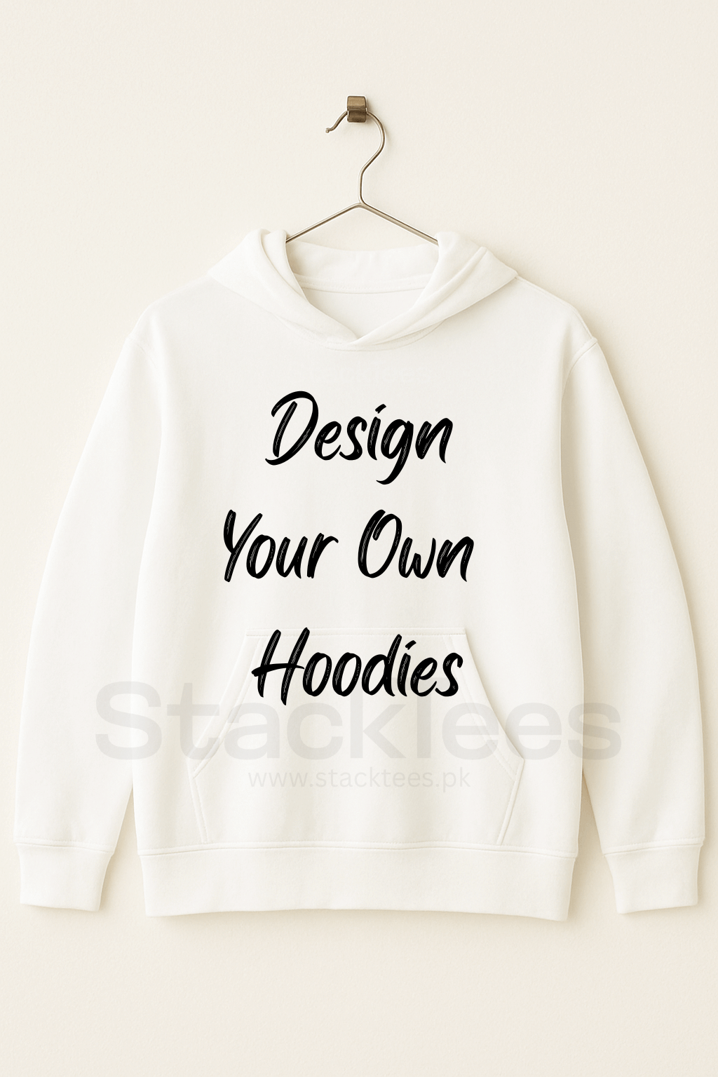 Customized Men White Hoodie Pakistan