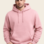 Pink Basic Hoodie for Men