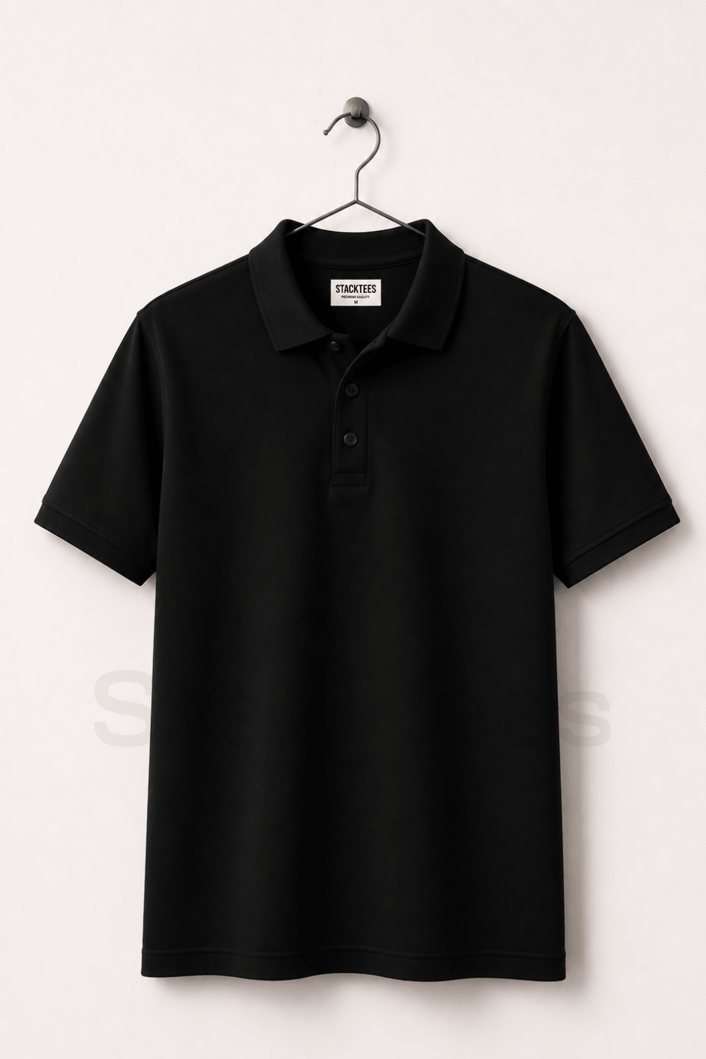 Black Men Polo Shirt Pakistan – Premium Cotton Half Sleeve