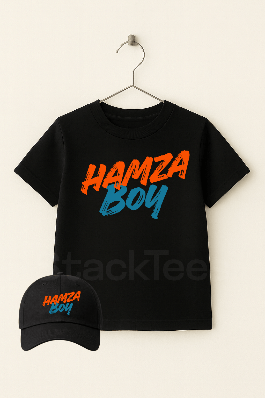 Kids Name T-Shirt and Cap Bundle Pakistan – Custom Kids Outfit | StackTees