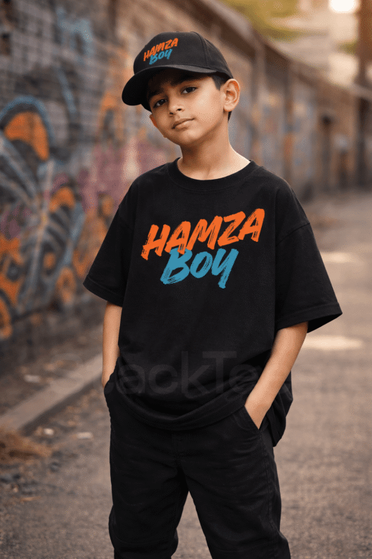 Customized Kids Name T-Shirt & Cap Set - StackTees