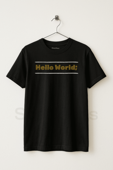 Hello World Programmer T-Shirt Pakistan