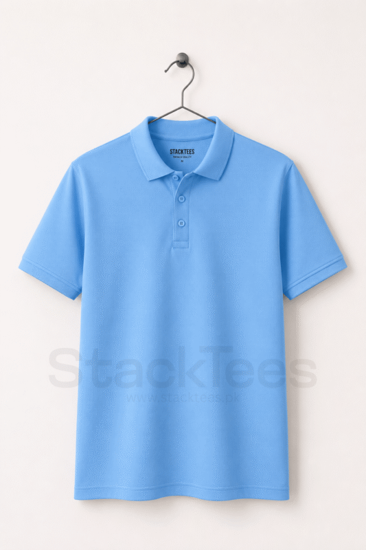 Sky Blue Men Polo Shirt Pakistan