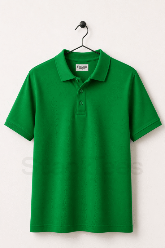 Parrot Green Men Polo Shirt Pakistan – Premium Cotton Half Sleeve