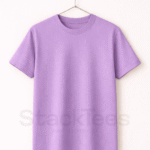 Basic Lilac Tee Half Sleeve T-Shirt