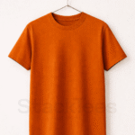 Basic Orange Tee Half Sleeve T-Shirt