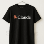 Claude AI - Programmer Tee Unisex Half Sleeve Black T-Shirt
