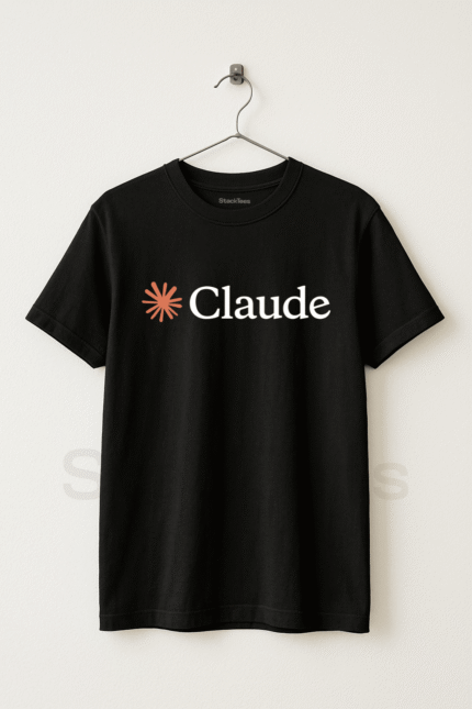 Claude AI - Programmer Tee Unisex Half Sleeve Black T-Shirt