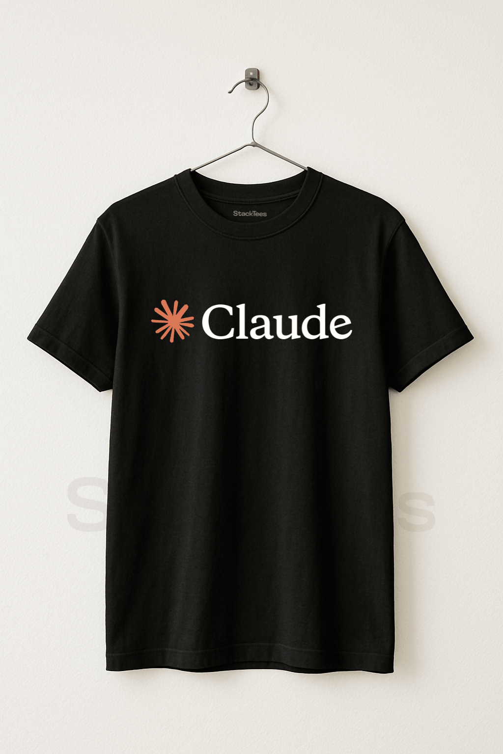 Claude AI - Programmer Tee Unisex Half Sleeve Black T-Shirt