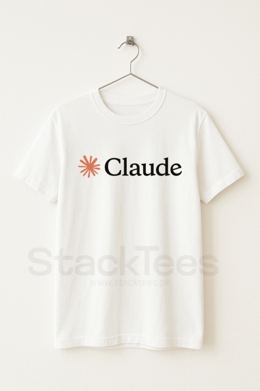 Claude AI - Programmer Tee Unisex Half Sleeve White T-Shirt