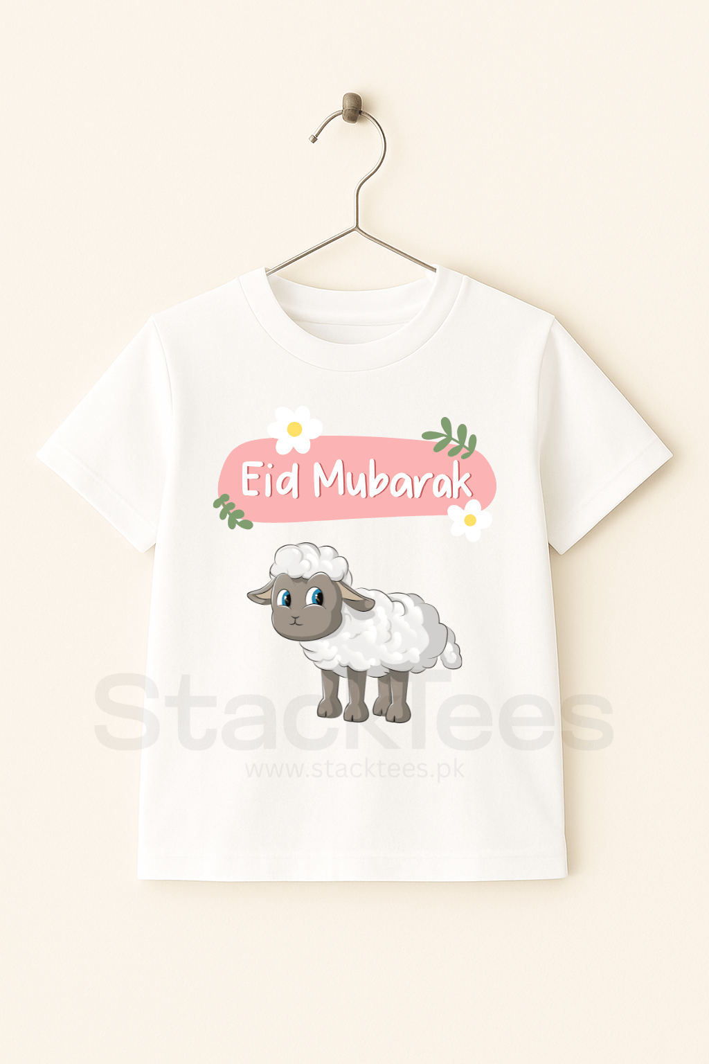 Eid ul Adha Mubarak Kids T-Shirt - Half Sleeve Bakra Eid Graphic Tee for Boys & Girls
