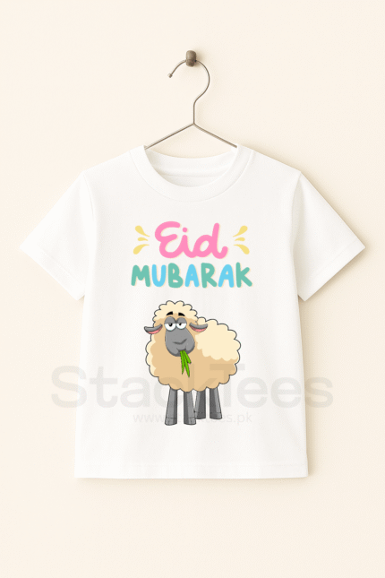 Funny Bakra Eid Kids T-Shirt – Graphic Half Sleeve Tee for Boys & Girls