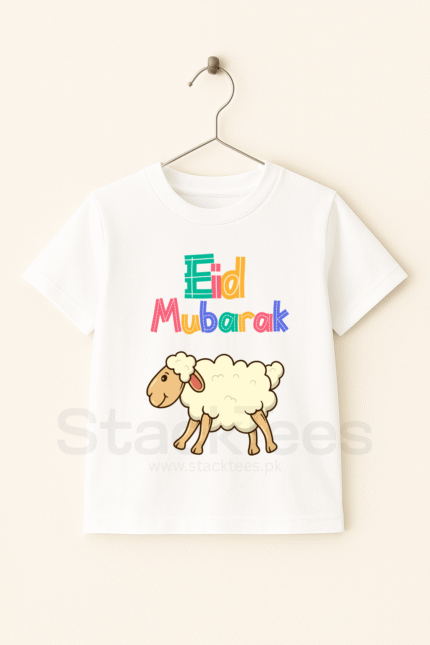 Funny Bakra Eid Kids T-Shirt - Design 02 – Graphic Half Sleeve Tee for Boys & Girls