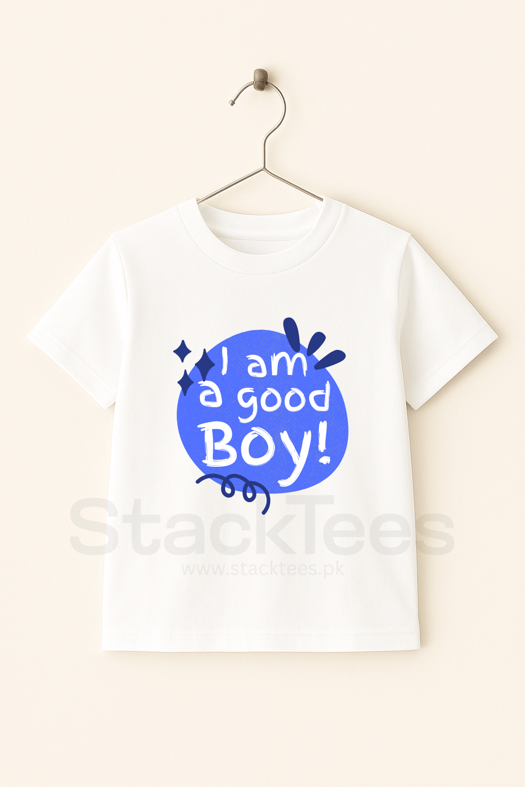 I am A Good Boy T-Shirt for Kids - Cute Graphic Half Sleeve Tee Good Boy TShirt for Kids - StackTees