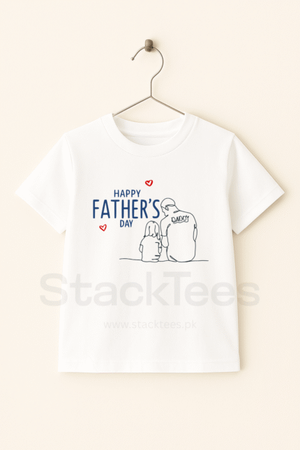 Happy Fathers Day Kids Graphic Tee