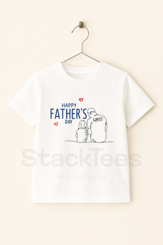 Happy Fathers Day Kids Graphic Tee