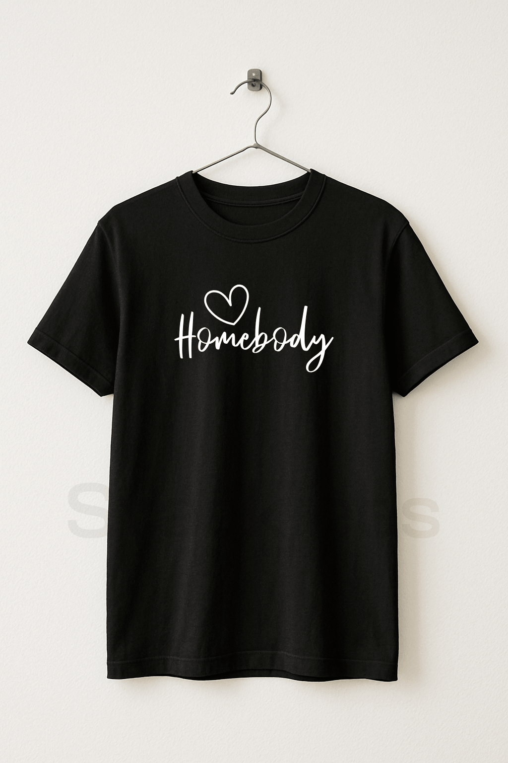 Homebody - Black Graphic T-Shirt Half Sleeve - Mothers Day Sale
