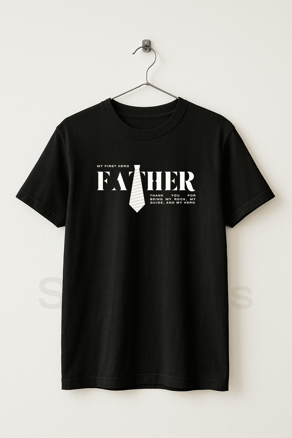 My First Hero My Father T-Shirt Pakistan Black - Men Graphic Tees My First Hero My Father T-Shirt Pakistan