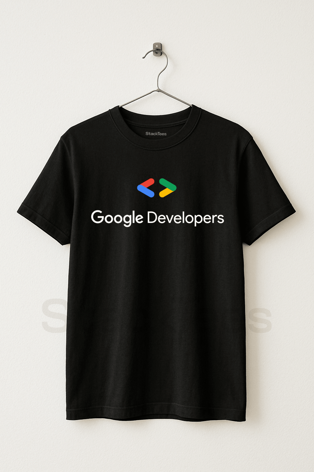 Google Developer Programmer T-Shirt Black - Unisex Coding Tee Half Sleeve