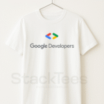 Google Developer Programmer T-Shirt White - Unisex Coding Tee Half Sleeve
