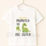 Promoted to Big Brother T-Shirt - White Kids Graphic Tee