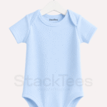 Blue Baby Romper 0-18 Months Soft Baby Bodysuit Pakistan