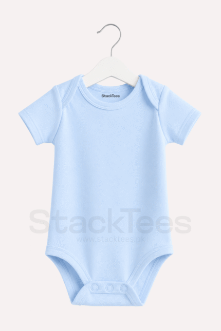 Blue Baby Romper 0-18 Months Soft Baby Bodysuit Pakistan
