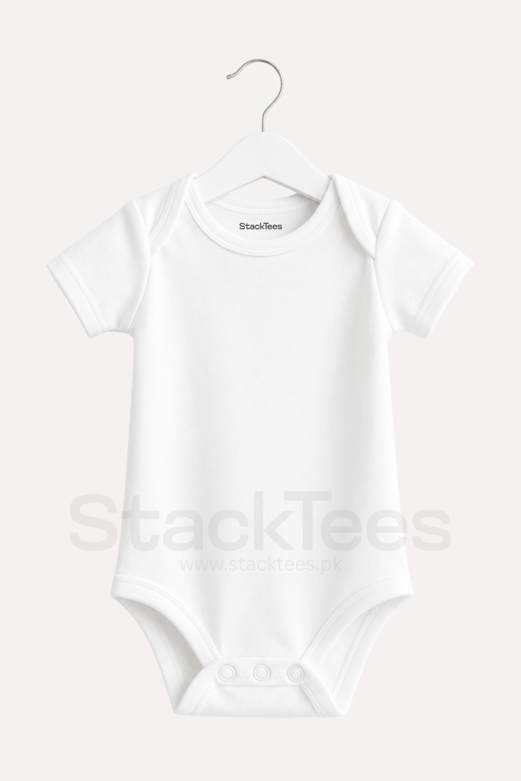 White Baby Romper 0-18 Months Soft Baby Bodysuit Pakistan