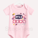 It's a Girl Baby Romper Pakistan - Customized Baby Girl Romper