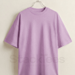 Lilac Drop Shoulder T-Shirt - Unisex Half Sleeve Basic Tee