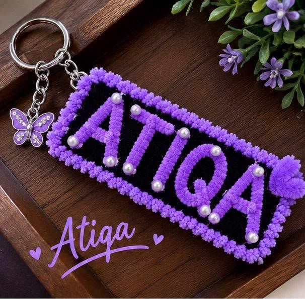 Customized Name Keychain - Atiqa