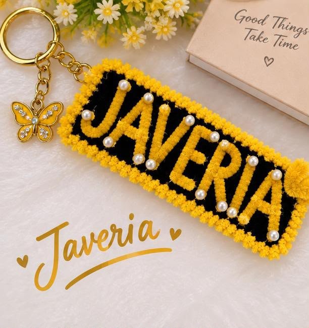 Customized Name Keychain - Javeria