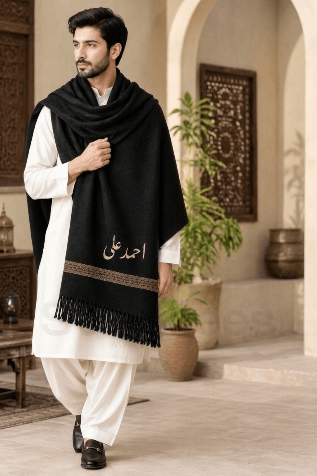 Customized Name Shawl for Men