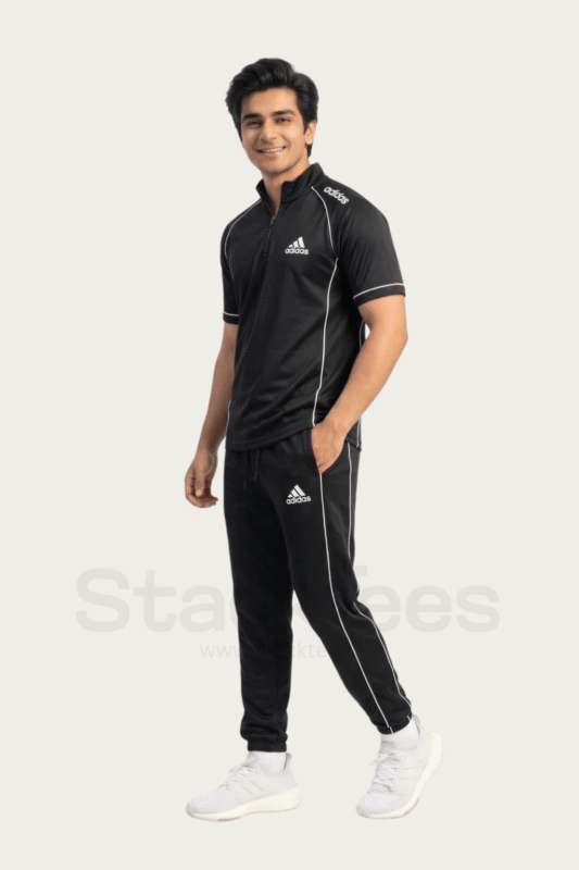 Men Gym printed tracksuit